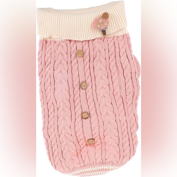 Knit Small Breed Dog Sweater - Picture 2 of 8